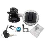 XDF Ignition Switch Gas Fuel Tank Cap Cover Seat Lock Key Compatible For kawasaki NINJA 650 2017-2023 Z650 2017-2023