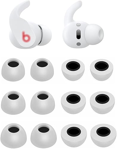 Miniatura 1 de Rqker Auriculares de espuma compatibles con auriculares Beats Fit Pro y Studio Buds, tamaños SML 6 pares de puntas de repuesto de espuma