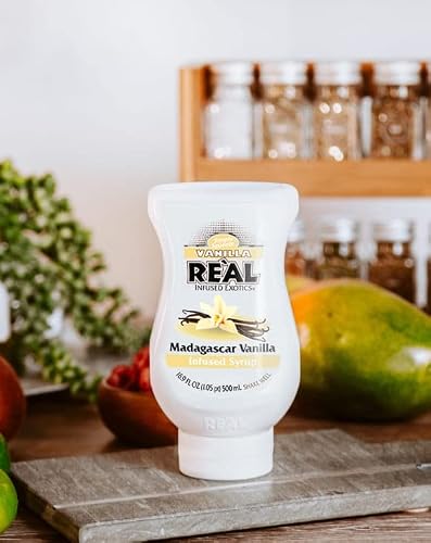 Vanilla Reàl Infused Exotics, Madagascar Vanilla Infused Syrup, 16.9 FL OZ Squeezable Bottle - Thumbnail 3