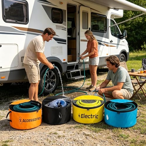 Sac pour câble électrique et camping-car idéal pour soute de RV ordonnée - 4
