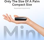 Wireless Mouse Mini Small Finger Bluetooth Mouse with TF Card Reader,Silent Pocket Portable Handheld Tiny Compact USB Travel Optical Mice for PC Laptop Computer MacBook Tablet Kids Women Men Gift