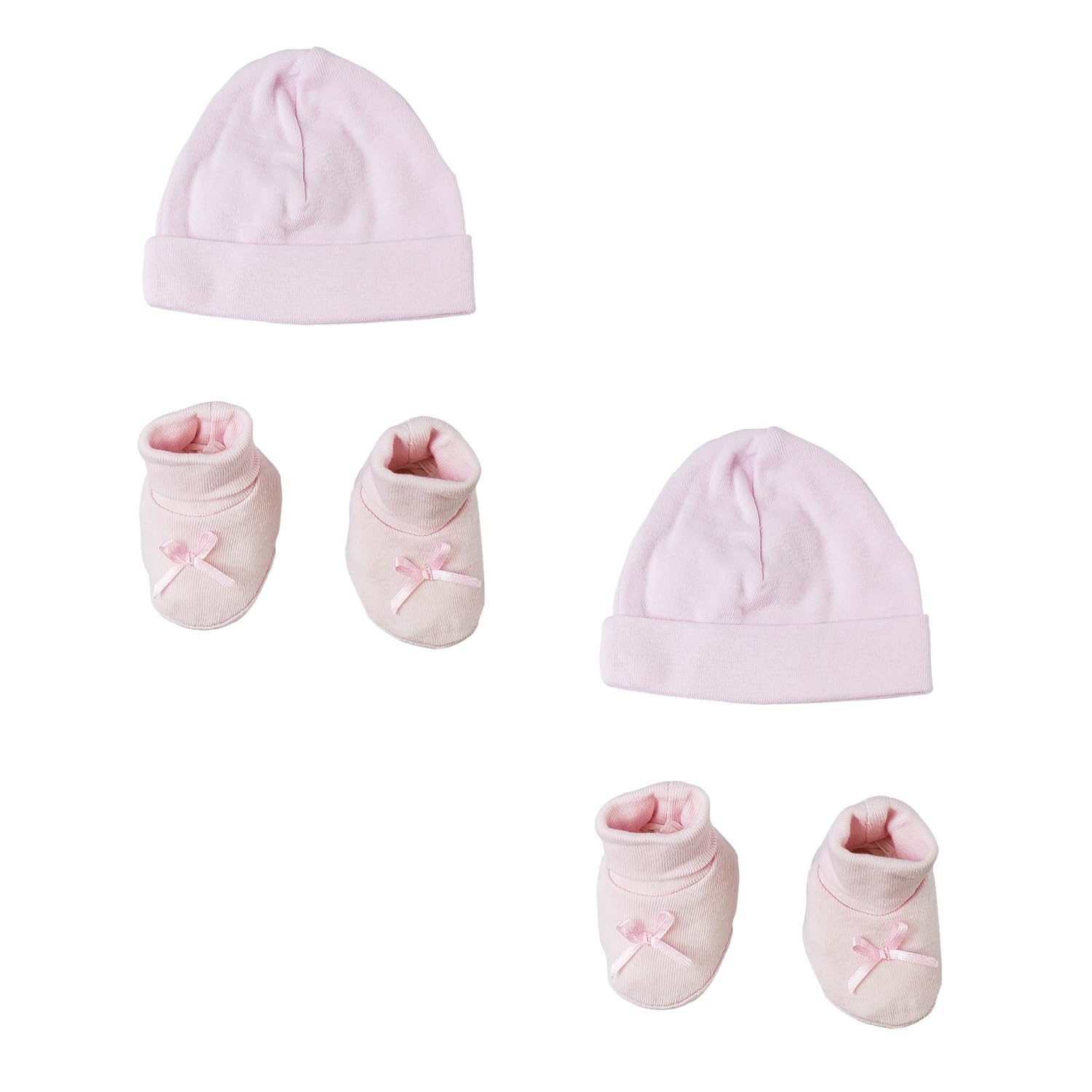 bambini Preemie Cap and Bootie - 4 Pc Set