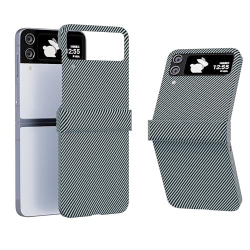 Coque Samsung Galaxy Z Flip 4 étui protection rigide charnière antichoc carbone