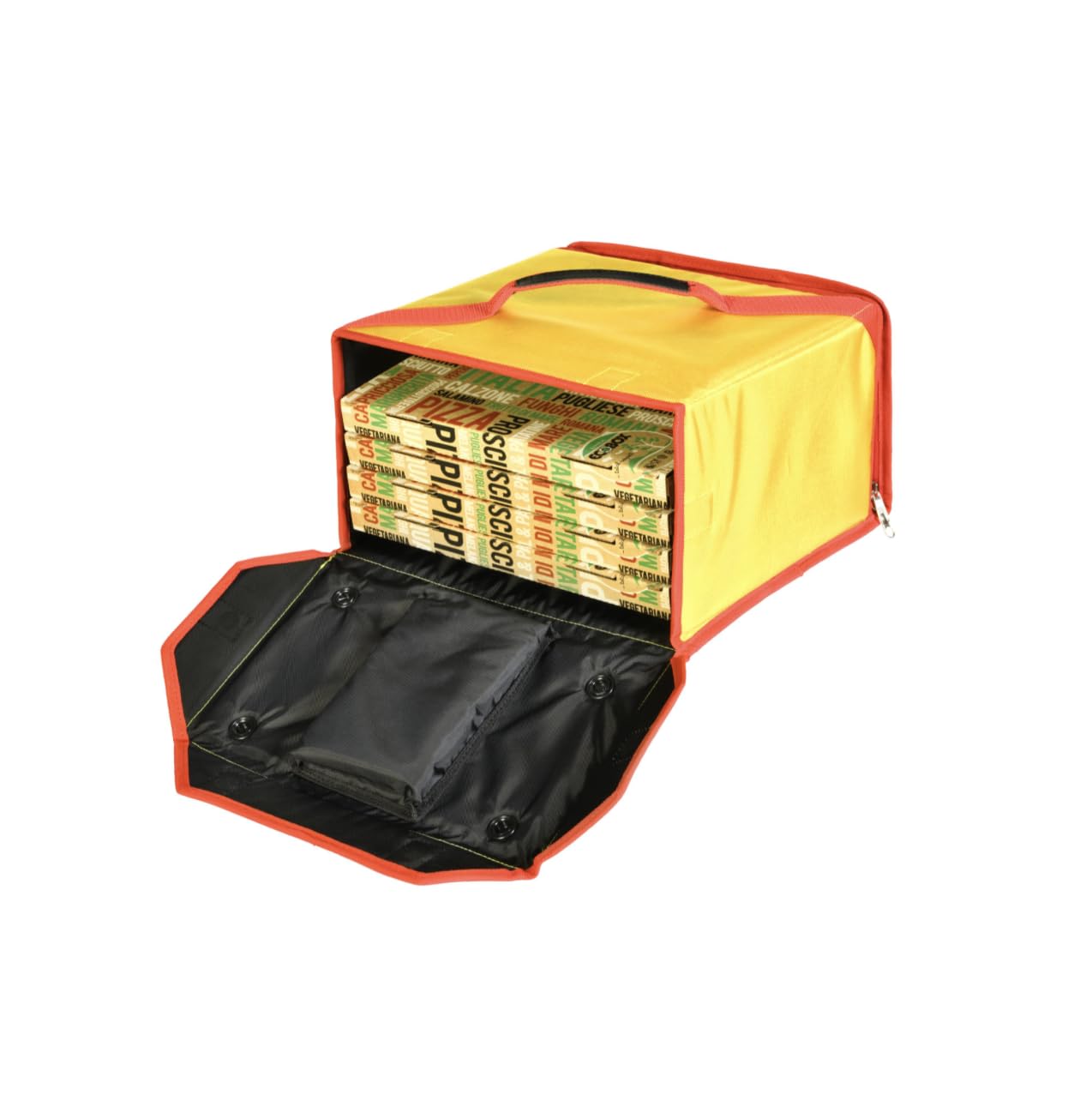 BLUE FARM | Bolsa térmica plegable de tela, 52 x 52 x 20 cm, color amarillo