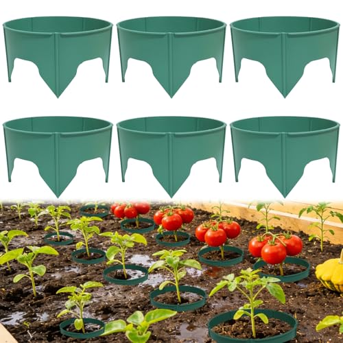 30pcs Planting Grow Rings, Planting Protective Round Edging, Interlocking
