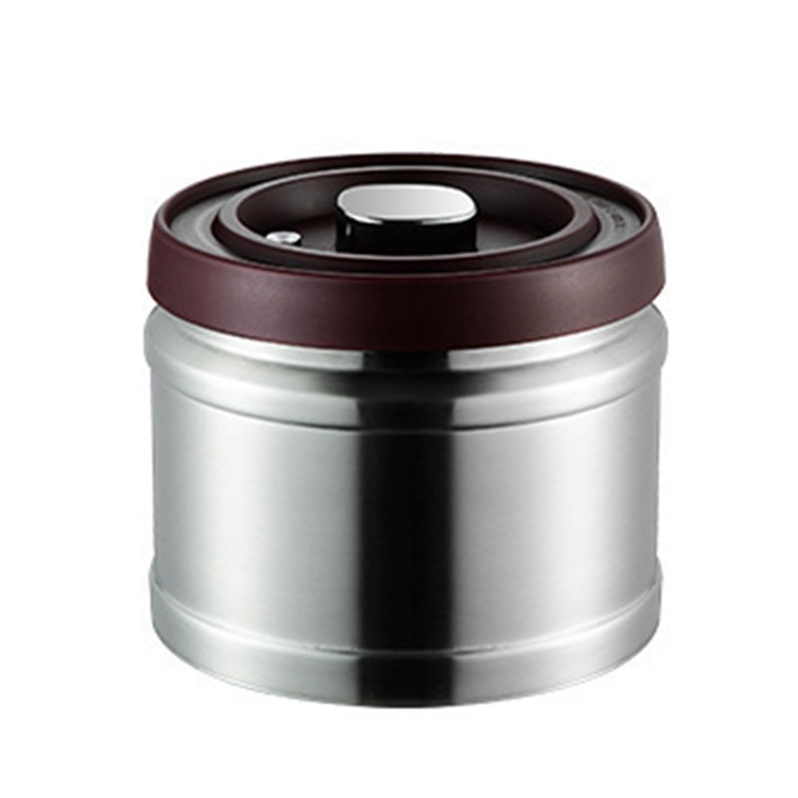Xinsheinelry Stainless Steel Airtight Coffee Container Storage Canister Sealed Jar Food Organizer Kitchen Vacuum Box Bean Cans Decor Coffee Containers for Countertop