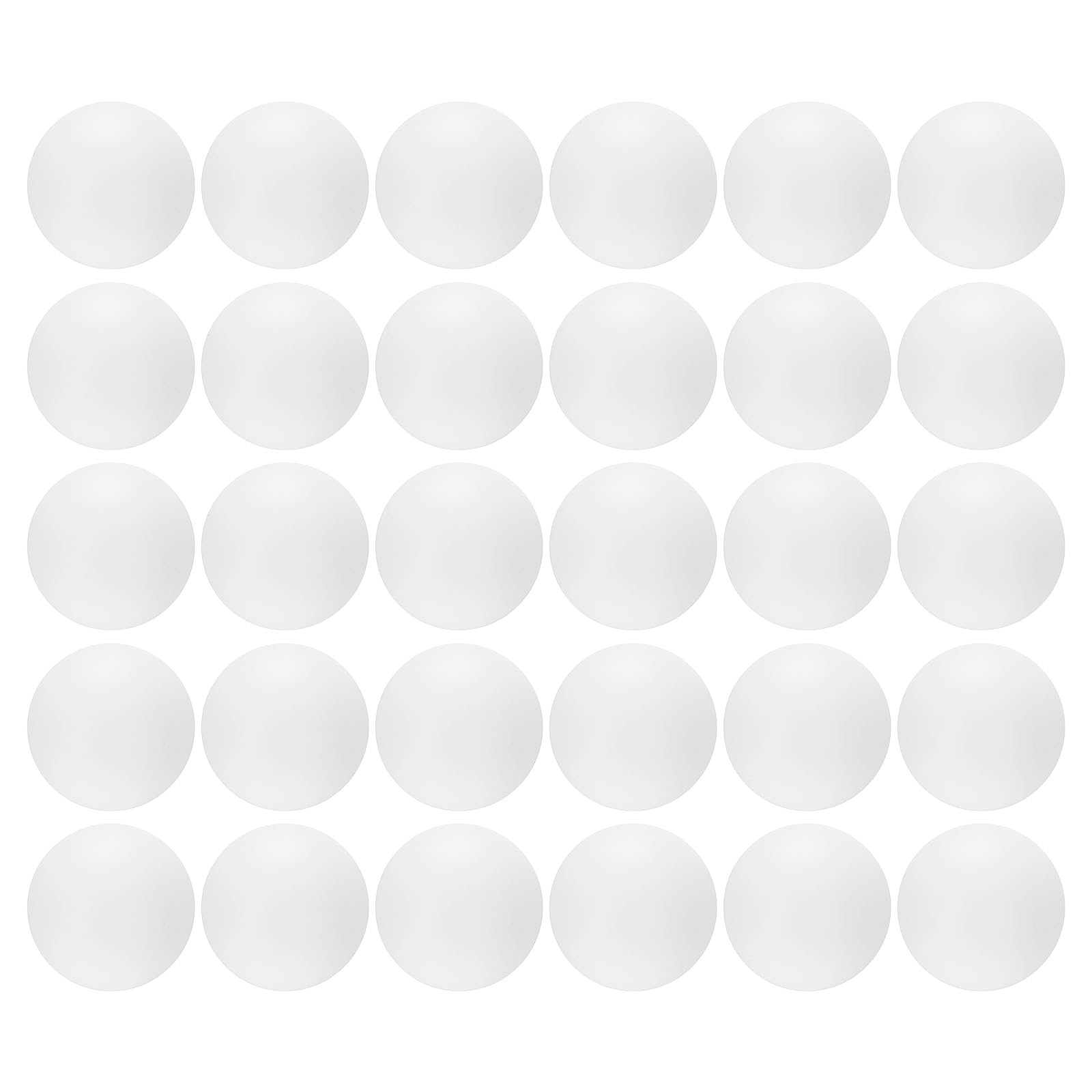 YELARXI Plastic Table Tennis Balls Frosted White 120 Pcs