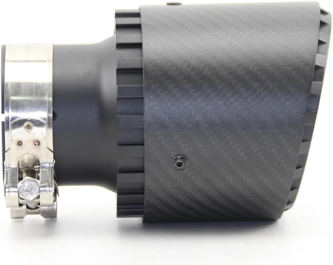 排気チップマフラーテールスロートアルミ合金カーボンファイバー付き