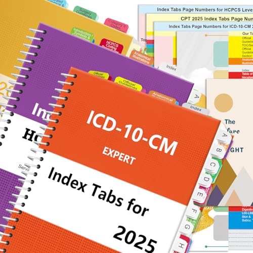 Onglets CPT 2025 ICD-10-CM version AAPC intercalaires pour livre HCPCS