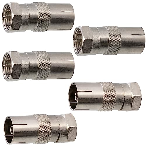 - 5 x maschio-femmina spina adattatore per antenna TV 9.5 mm .
