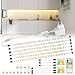 Produktbild LED Unterbauleuchte, Maxuni 3M LED Streifen, SchrankLicht Küchenbeleuchtung, Helle Lichtleiste mit Fernbedienung, 6X50cm LED Strip Dimmbar, 6000K LED Band 1800 LM Küchenlampe [Energieklasse A++]