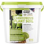 Carnivorous Plant Soil & Compost by UKGROW - Premium Handmade Mix for Venus Flytraps, Pitcher Plants & Sundews, Optimal pH & Nutrient Balance, Fast-Draining (2 Litre Strong Bucket)