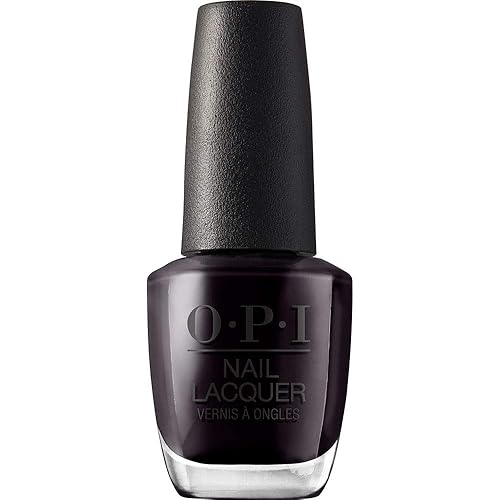 Miniatura 13 de OPI Esmalte de uñas Esmalte de uñas opaco negro oscuro y gris crema resistente a las virutas Vegano, secado rápido, sin rayas Negro Onyx,Chutney
