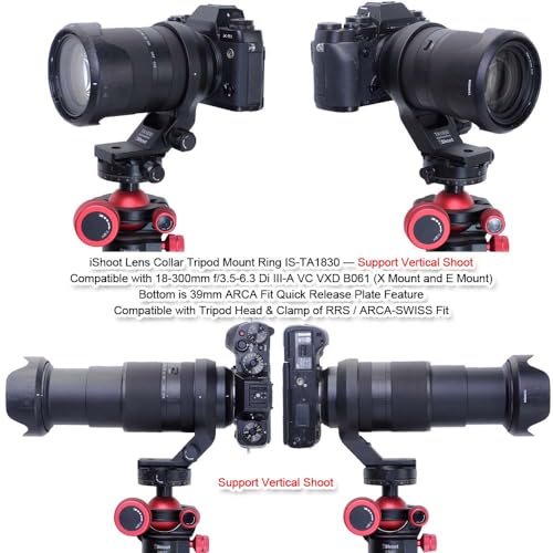 Support d'objectif Tamron 18-300mm en métal usiné CNC pour trépied
