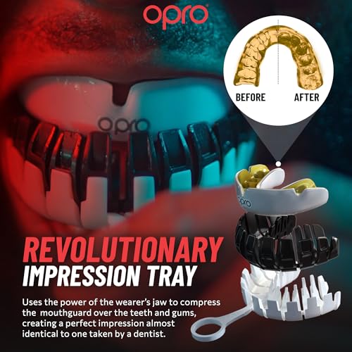 OPRO Instant Custom-Fit Mouthguard – Dentist Level Gum Shield Adult and Kids – OPRO Mouth Guard Boxing and MMA, Self-Fit Gum Shield Rugby – Maximum Protection with Dental Warranty (USA) by OPRO - Image 4