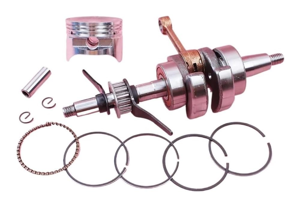 Componentes del Clip del Anillo del Pasador del pistón del cigüeñal de 39 mm compatibles con la Pieza del Motor del Motor pequeño del cortacésped GX35 GX 35 de 4 Tiempos for el Cortador de césped