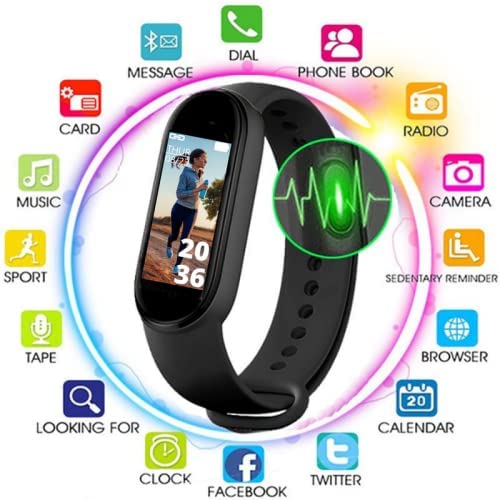Drumstone 【 with 15 Years Warranty M7 Smart Watch Band Fitness Heart Rate with Activity Tracker Waterproof Like Steps Counter, Calorie Counter, BP for Unisex view 2