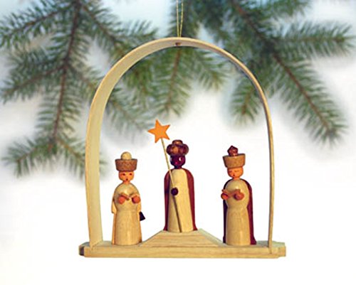 Adorno de árbol de Navidad sin pintar de 13cm para manualidades en familia