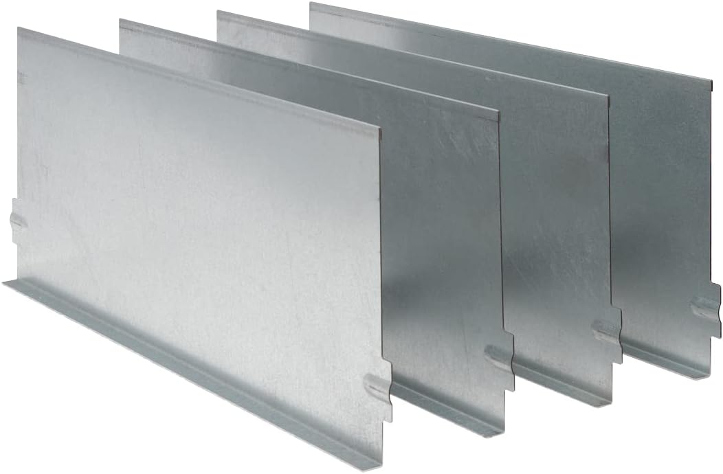 Model 9825T Adjustable Shelf Divider Set, 13.5in wide x 6in tall