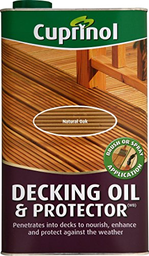 New 2014 Cuprinol UV Guard Decking Oil Natural 5L