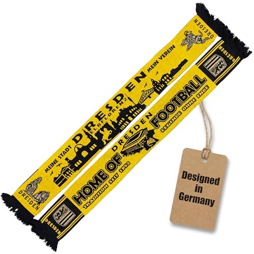 Generisch Dresden Schal Skyline/Stadion (Strickschal)