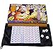sZeao 144 Pezzi Mini Mahjong Set mAh Jong Gioco Mahjong Majiang Portable Board Game con Righello Borsa Portaoggetti per Famiglie Amici Coperto Festa Raccolta Giochi Travel