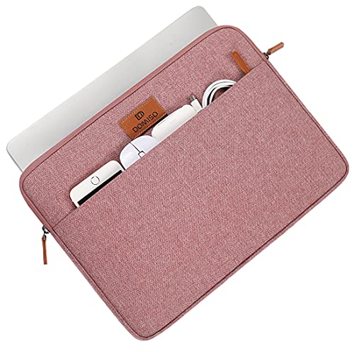 DOMISO-173-Pulgada-Funda-Ordenador-Portatil-Impermeable-Protectora-Bolsa-para-173-DELL-InspironMSILenovo-IdeaPad-300-320-321HP-Envy-17LG-gram-17ASUS-ROG-Strix-GL702VSRosado