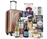 Lote 50: Cesta de Navidad en Maleta Trolley con Charcutería Ibérica y Vinos Premium - Ibéricos a domicilio gourmet