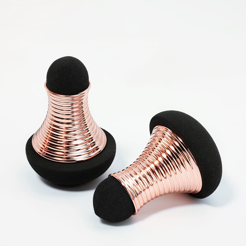 Schwammkissen Puffs, Make-up Schwamm Blender, Foundation Beauty Tool, 2 Stück Make-up Schwamm Puderquaste Pilzkopf Gesichts-Foundation-Schwämme Doppelendschwamm Kosmetik Puff für Pudercreme, flüssige