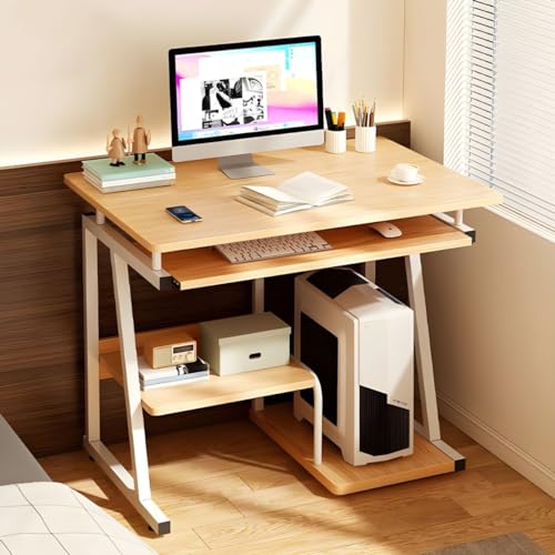 KWOKING Engineered Wood Writing Desk Keyboard Tray Desk - Without