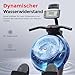 Sunny Health & Fitness Elite Wasser-Rudergerät mit Vertikalem Wassertank und Hoher Dynamischer Widerstandskraft, Gelenkschonendes Ganzkörpertraining Sowie Optionale Kostenlose SunnyFit-App-Anbindung