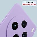 Pikkme Vivo X100 5G Back Cover Camera Protection Shockproof Soft Matte Silicone Back Case for Vivo X100 5G (Purple) gallery image