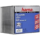 Hama Custodie Slim per CD, Confezione da 25 Pezzi