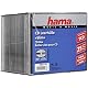 CD-Hüllen Hama Slim Box Schwarz/Transparent im 25er Pack