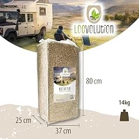 Loovolution Hanfeinstreu Natur für Toiletten, 14 kg – Ansicht 2
