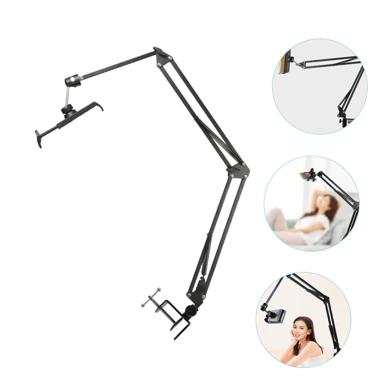 Soporte para Teléfono Móvil Brazo Ajustable Plegable Soporte De Cabecera