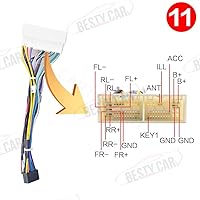 Vista 4 de Cable de arnés de retrofit de energía estéreo de radio de coche de 16 pines para Hyundai Elantra IX35 IX45 Tucson 2016 ~ 20 Kia K3/K5 KX5 KX7