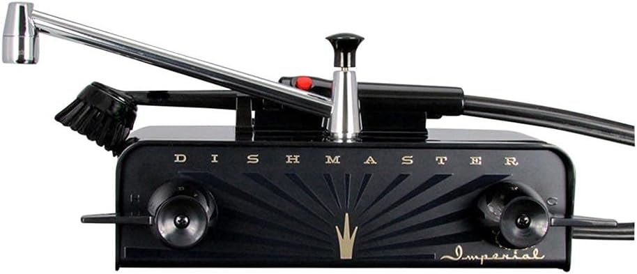 Dishmaster M76BK Imperial Four Kitchen Faucet – Black