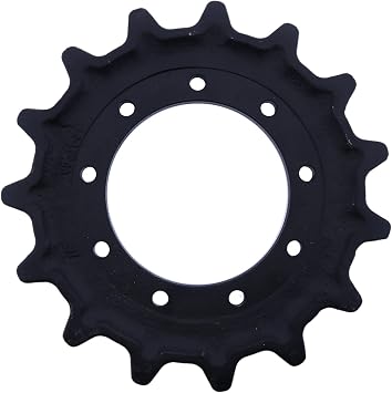 Sprocket V0511-21110 Compatible with Kubota SVL75 75C SVL75-2 SVL75-2C SVL90 SVL95 SVL97 SVL65 9 Bolt Holes 15 Teeth