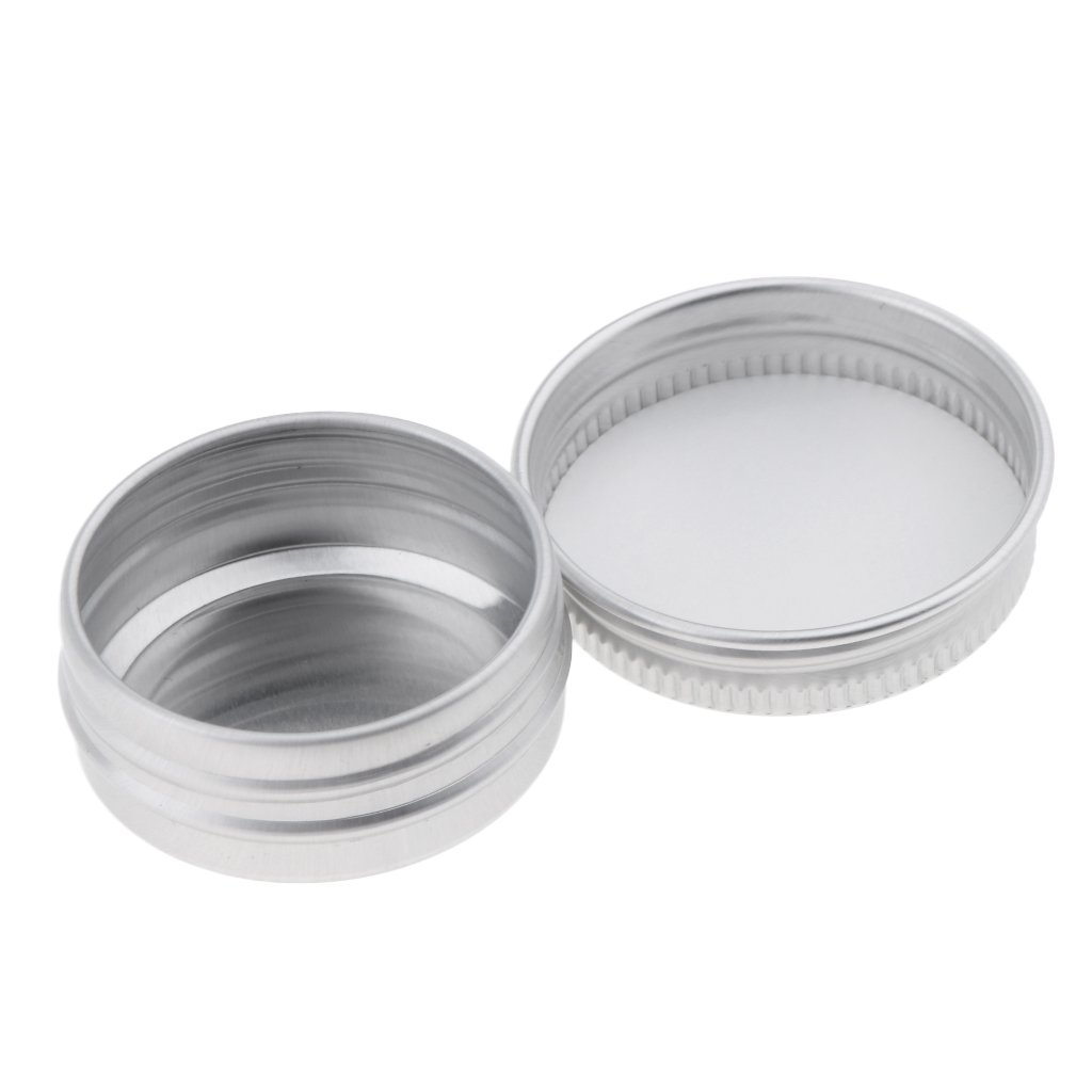 barenx 40pcs 15ml Travel Refillable Cosmetic Screw Top Pot/Jar/Tin for Lotion Cream
