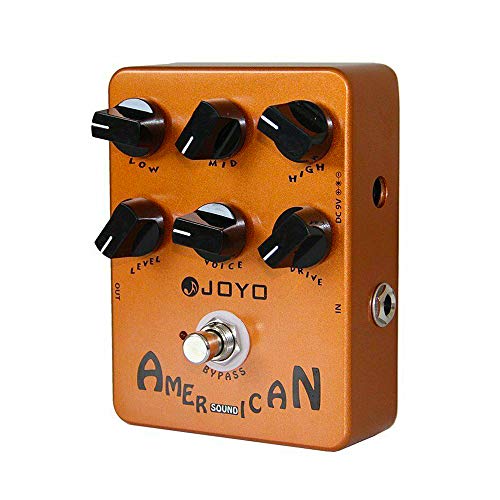 Joyo American Sound Amp Simulator Pedal Of Fd 57 Deluxe Amplifier From Clean To Overdrive Sound For Electric Guitar Effect - Bypass (Jf-14) #TOP2