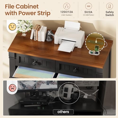 image for SEDETA 4 Drawers File Cabinet, 33