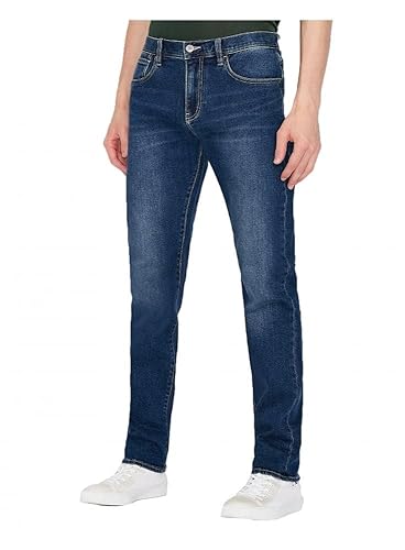 Armani Exchange Mens A|x Armani Exchange 5 Pocket Pocket Slim Denim