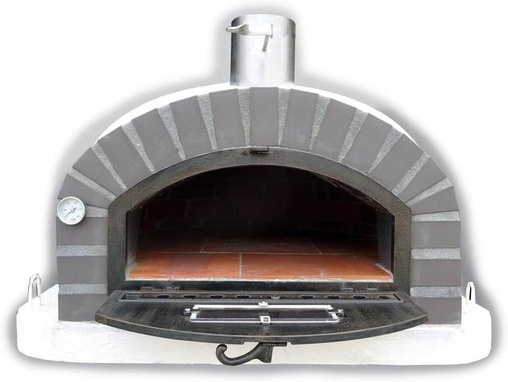 Authentic Pizza Ovens Lume Largo Premium Pizza Oven, Wood Fire Outdoor Oven