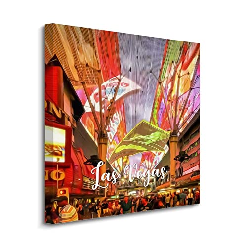 Peinture encadrée de Las Vegas, un art mural imprimé pour sublimer votre salon moderne