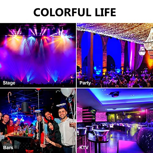 Dhnlw Stage Lights, 36 Led Par Dj Club Lights Remote & Dmx Controlled Sound Activated Auto Play Lights For Party Dance Bar Music Show Wedding Birthday Hallowween Christmas Stage Lighting #TOP1