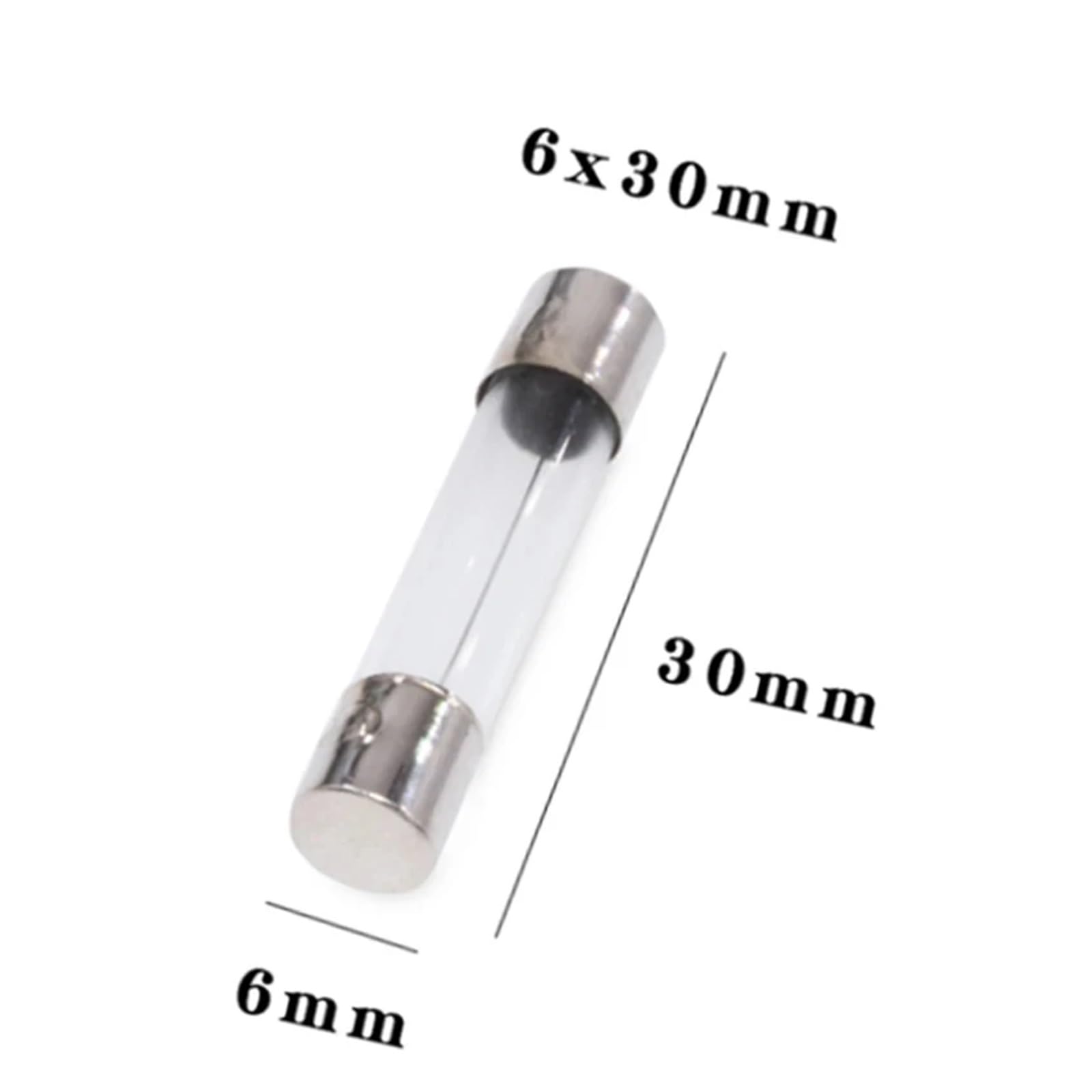 sicherungen 5*20 6*30 Glassicherung schnelle Sicherung 250 V 0,1a 0,2a 0,5a 1a 2a 3a 3.15a 4a 5a 6a 7a 8a 10a 12a 15a 20a 30a Schneller Blow 5x20mm 6x30mmmmmmmmmmmmmmmmmmmmmmmmm.(25A,100PCS_6X30)