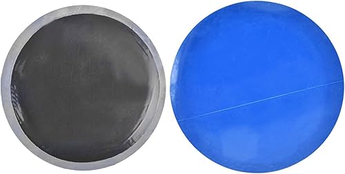 Miniatura 7 de Parches radiales para neumáticos, 80 parches redondos de goma de 2-1/4 pulgadas, reparación universal de pinchazos de neumáticos, parches fríos sin