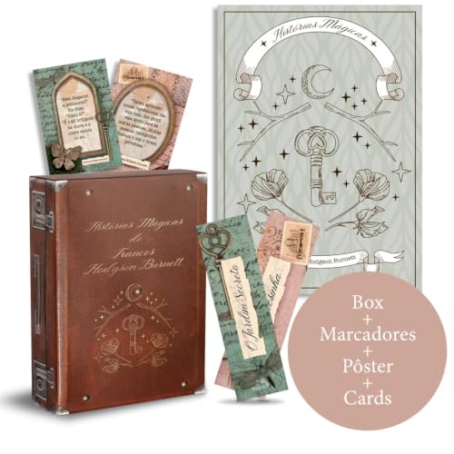 Box Histórias mágicas de Frances Hodgson Burnett - O jardim secreto + A princesinha - Acompanha pôster, marcadores e cards: Box Histórias mágicas de Frances Hodgson Burnett