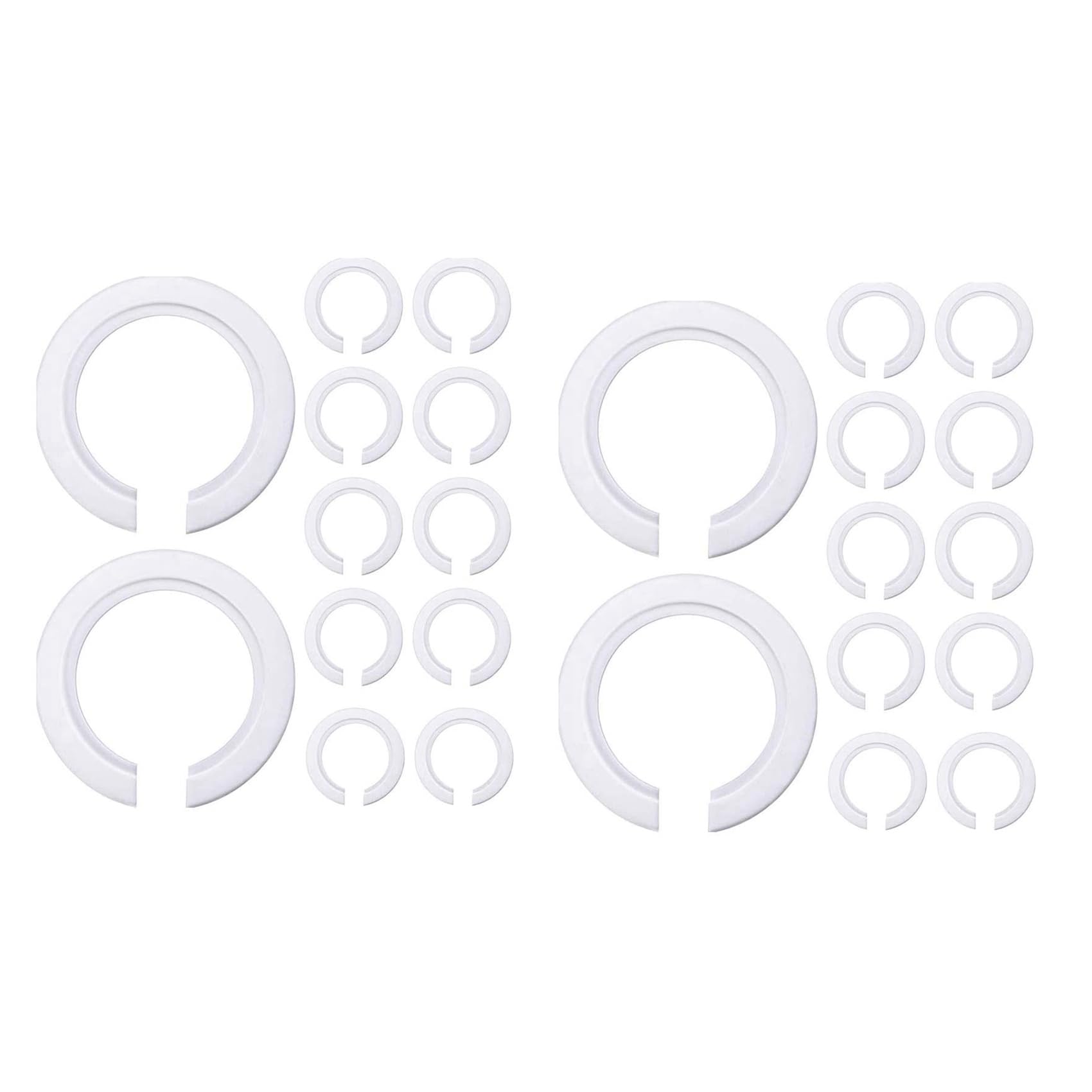 Hndhbfgrt 24Pcs Lamp Shade,E27 to E14 Hole Converter,Lampshade for Fitting Lamp Shades to Cap Lampholders